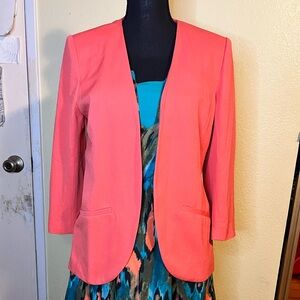 Chelsea28 Vibrant Coral Blazer